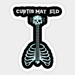 Vintage guitarist 3 Sticker